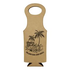 Leatherette Wine Bag