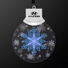 LED Animated Snowflake Necklace