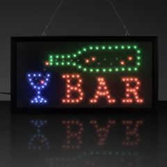 LED Bar Sign, Plug-In Moving Lights