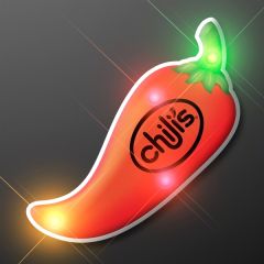 LED Chili Pepper Blinky Light PIN