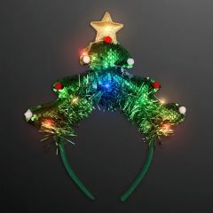 LED Christmas Tree Fun Headband