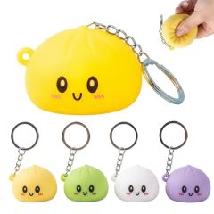LED Dumpling Keychain Stress Balls Fidget Sensory