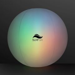 LED Jumbo Inflatable Glow Ball - 20 Inch Diameter
