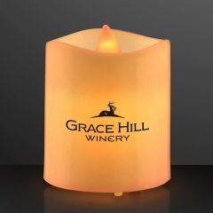 LED Mini Pillar Candles, Tall Tealights