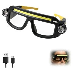 LED Rechargeable Headlight Glasses