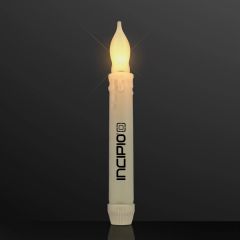 LED Taper Candles, Flickering Amber Light