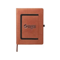 Leeman Roma Journal With Horizontal Phone Pocket