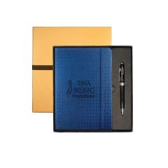 Leeman Tuscany Textured Journal And Executive Stylus Pen