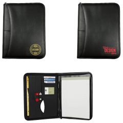 Lenox Elite Padfolio With Zipper Closure