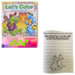 Let's Color Coloring and Activity Book Fun Pack