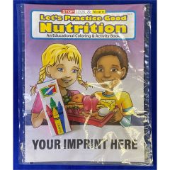 Let's Practice Good Nutrition Coloring Book Fun Pack