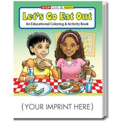 Let's Go Eat Out Coloring Book
