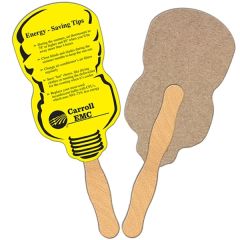 Light Bulb Recycled Hand Fan