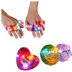 Light-Up Huge Gem Ring