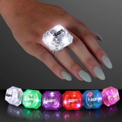 Light-Up Huge Gem Rings
