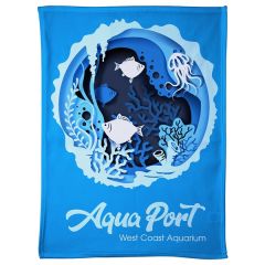 Light-Weight Brushed Fleece Blanket 30-X 40- 300 GSM - Full C