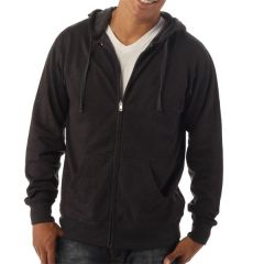 Lighweight Sweatshirt With Hood And Zipper For Male