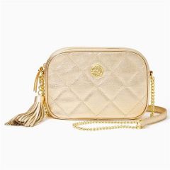 Lilly Pulitzer Dessa Quilted Leather Crossbody Bag