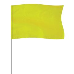 Lime 5 Inch X 8 Inch Marker Flag On A 36 Inch Wire