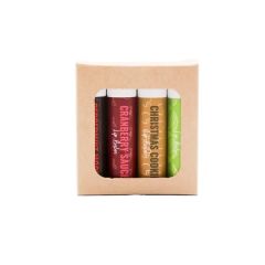 Limited Edition Holiday Lip Balm 4-Pack Set