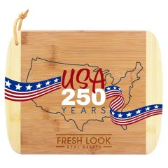 Limited Edition USA 250 Years 11 Inch Two-Tone Cutting Board UV