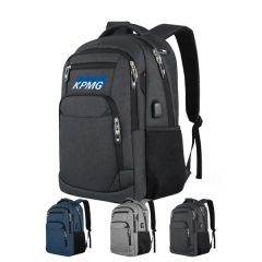 Lincoln Embroidered Polyester Travel Backpack
