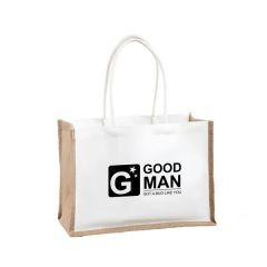Linen & Canvas Patchwork Tote 13.8 Inch X 15.4 Inch X 6.7 Inch