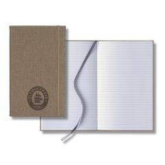 Linen Banded Medium Journal