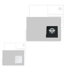 Lively Post Card With Matchbook Nail File