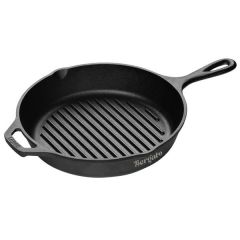 Lodge 10.25 Inch  Cast Iron Grill Pan