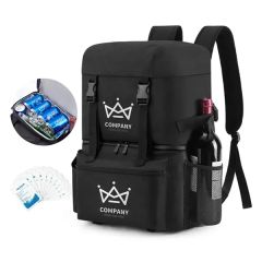 Logo Insulated Leakproof Cooler Picnic Double Layer Backpack