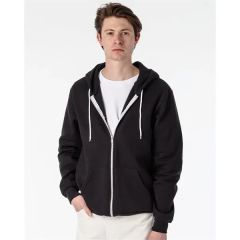 Los Angeles Apparel Unisex USA-Made Flex Fleece Full-Zip