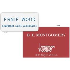 Los Angeles Plastic Name Badge (custom Sizes)