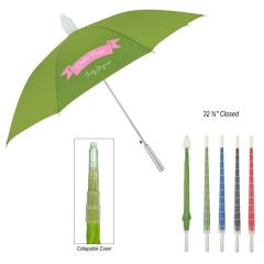 Lovely 32 In Collapsible Polyester Umbrella