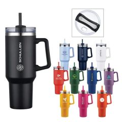 Lucas 40 Oz Double Wall, Stainless Steel Travel Mug