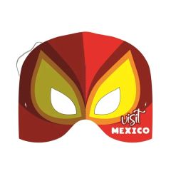 Lucha Libre Mask W/ Elastic Full Color