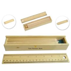 Luxury Wooden Pencil Set - 12 Pcs