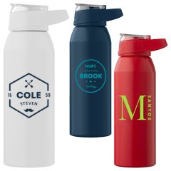 Lyse Recycled Stainless Steel Sport Bottle - 24 Oz Colorjet