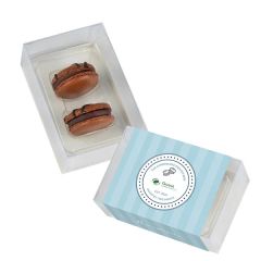 Macaron 2 Pack - Chocolate Molten Box By Dana's Bakery