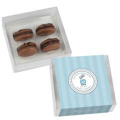 Macaron / 4 Pack - Chocolate Molten Box By Dana's Bakery