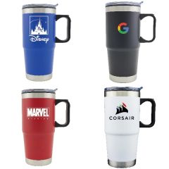 Madison 24 Oz Double Wall SS/PP Tumbler With Handle