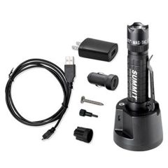 Maglite Magtac LED Rechargeable Flashlight Crowned