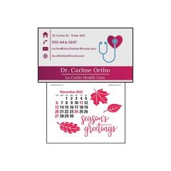 Magnastick Header Business Card Magnet Calendar