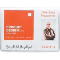 Magnetic Back Vinyl Badge Holder