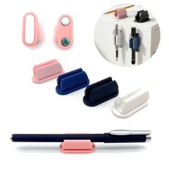Magnetic Silicone Pen Holder With Metal Plate