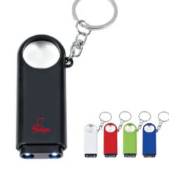 Magnifier LED Light Key Chain