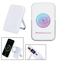 Magsafe Compatible 5000 mAh Magnetic Power Bank W/Stand