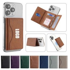 Magsafe Magnetic PU Leather Trifold Wallet