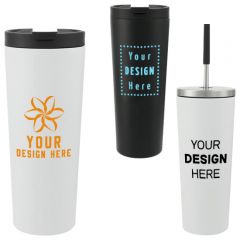 Maia 2-In-1 Copper Vacuum Tumbler Kit 24oz