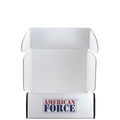 Mailing Box, B-Flute 10 Inch X 8 Inch X 4 Inch - White - D - 320 Sq In